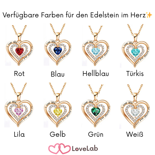 Auffaltbare Rosen Geschenkbox mit Halskette